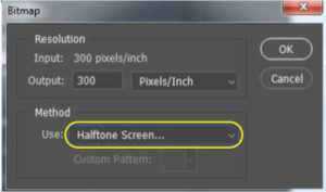 Halftone Screen Dialog Box